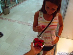 Kilo Sex presents: Sweet strawberry fuck in a wc