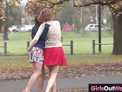Kilo Sex presents: Busty lesbian babe licked out by cute blondie