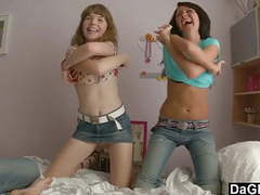Kilo Sex presents: Lesbian teen couple seduce a guy