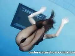 Kilo Sex presents: Zuzanna is swimming in pantyhose in the pool