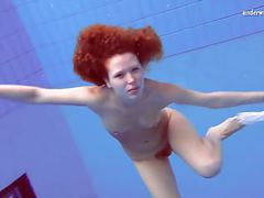 Kilo Sex presents: Matrosova hot ginger pussy in the pool
