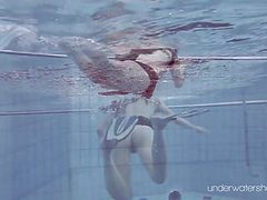Kilo Sex presents: Roxalana chech in scuba diving in the pool