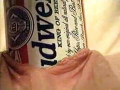 Kilo Sex presents: Extreme object insertion using a budweiser beer can
