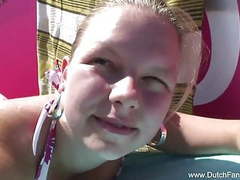 Kilo Sex presents: Chubby dutch fucked on the beach