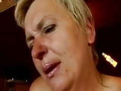 Kilo Sex presents: Blonde mature fucked by the machine in pussy and ass