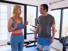 Kilo Sex presents: Hot angelica coralvine sucking her coach's dick in the gym
