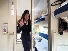Kilo Sex presents: Seduced the conductor on the train and fucked while she had a break