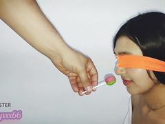 Kilo Sex presents: Game of flavors with my stepsister, i cheat on her and in the end she ends up sucking cock and gets cum all over her fac
