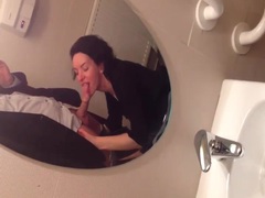 Kilo Sex presents: Homemade bathroom blowjob from beautiful wife