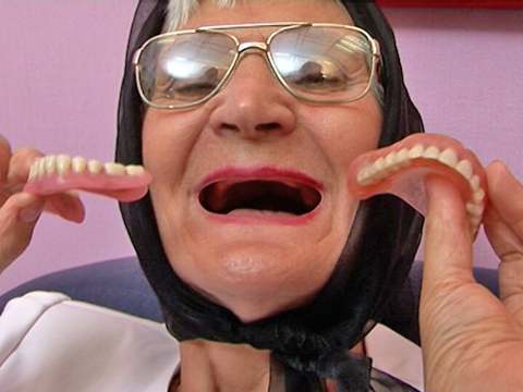 Kilo Sex presents: 75 year old hairy grandma orgasms without dentures