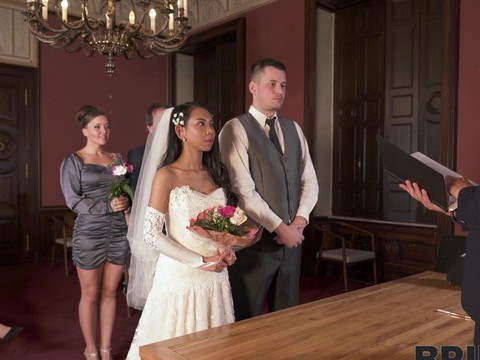Kilo Sex presents: Hot ass bride killa raketa drops her panties to ride a hard dick