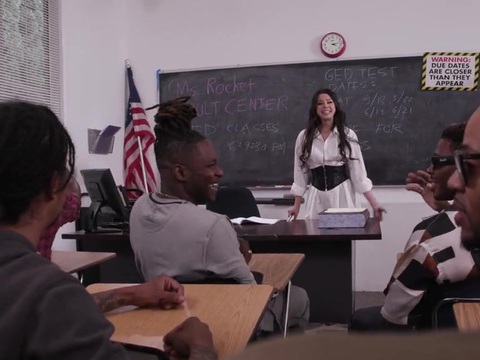 Kilo Sex presents: Hardcore interracial fucking in the office with a cum loving slut