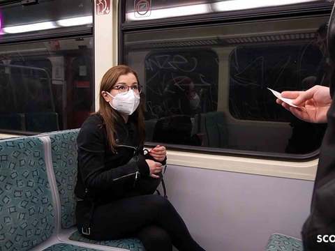Kilo Sex presents: Slim german tinyemily caught on train without ticket - she let the inspector fuck her