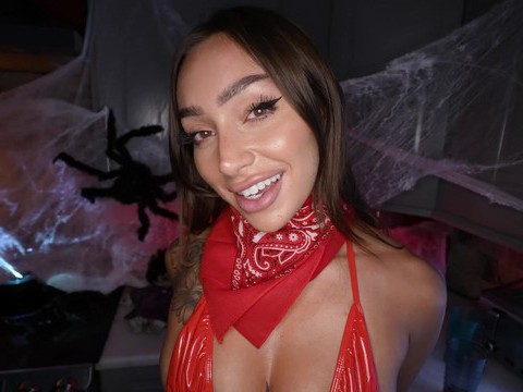 Kilo Sex presents: Tattooed sisi rose wearing red lingerie gets fucked hard