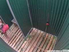 Kilo Sex presents: Amazing young girl shower voyeur
