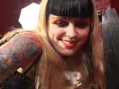 Kilo Sex presents: Chick in leather pants strapon fucks him
