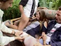 Kilo Sex presents: Older guys convince her that anal would be fun