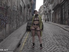 Kilo Sex presents: Jeny smith mymokondo strap bondage in public