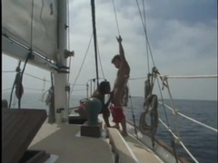 Kilo Sex presents: Interracial on a boat with a beautiful black girl
