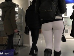 Kilo Sex presents: Jeny smith  camel toe white leggings