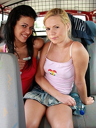 KiloSex presents: Naughty young Ellis and her hot friend share a hard cock