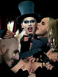 KiloSex presents: Glamour Punk Fetish with Hot Cock Sucker Bitch Cora Menson