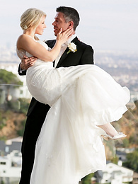 KiloSex presents: Hot blonde Anikka Albrite consummates her marriage vows after getting married
